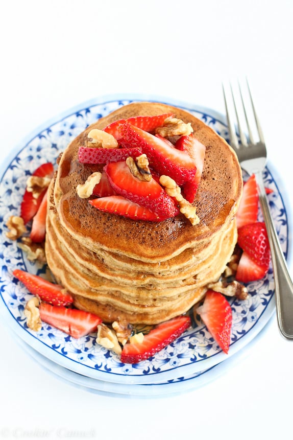 Whole Wheat Banana Pancakes
