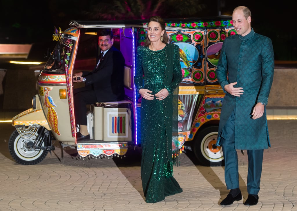 Kate Middleton's Green Jenny Packham Gown in Pakistan