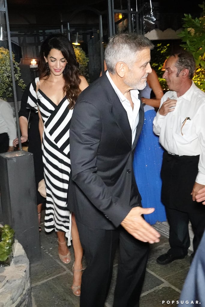 George and Amal Clooney Out in Italy August 2018