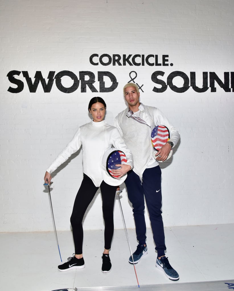 Adriana Lima Fencing Pictures December 2016
