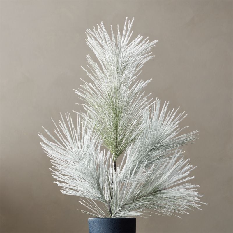 White Walkers: Flocked Artificial Pine Spray