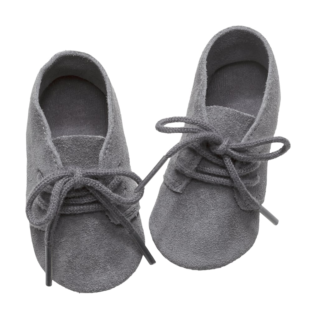 Soft Suede Shoes in Dark Grey (20) H&M Newborn Clothes POPSUGAR