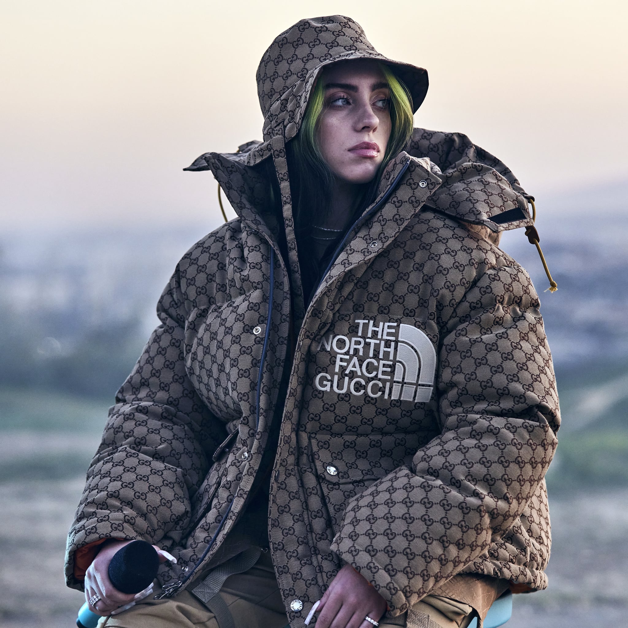 Billie Eilish's Gucci x The North Coat Her Premiere | POPSUGAR