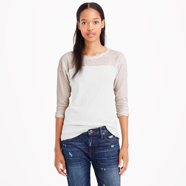 J.Crew Football Tee | Fall Clothes 2014 For Under $50 | POPSUGAR ...
