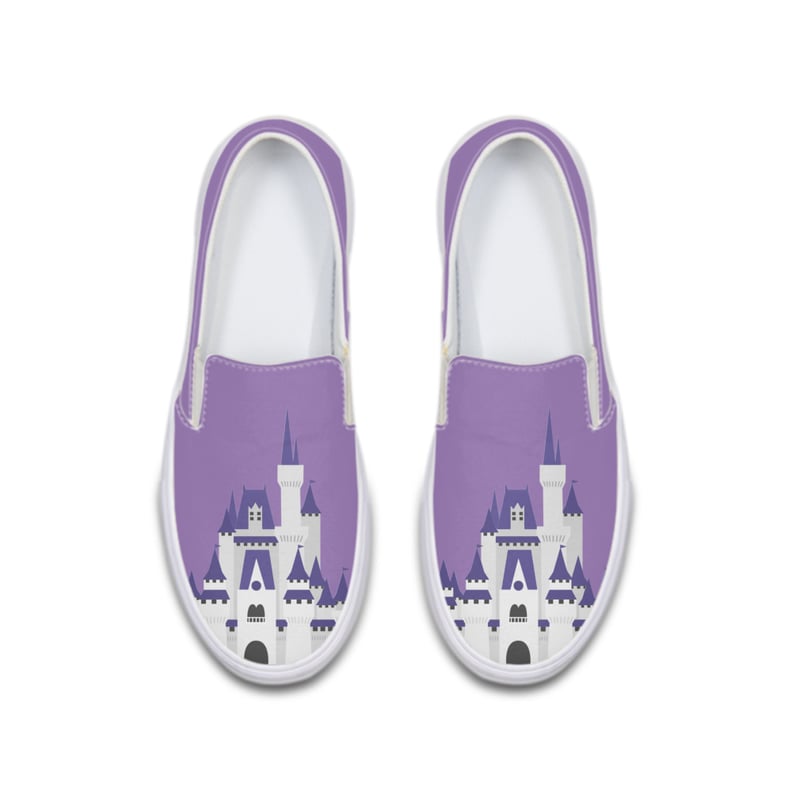 Potion Purple Disneyland Castle Deluxe Canvas Shoe