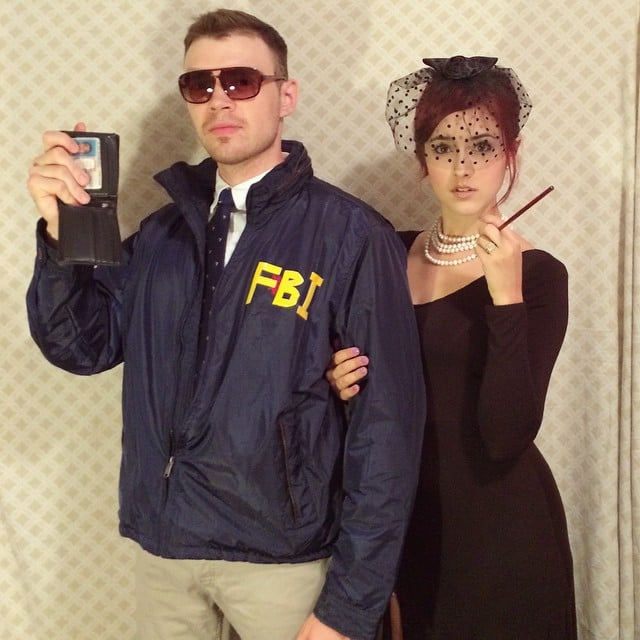 Andy Dwyer and April Ludgate as Burt Macklin, FBI, and Janet Snakehole From Parks and Recreation