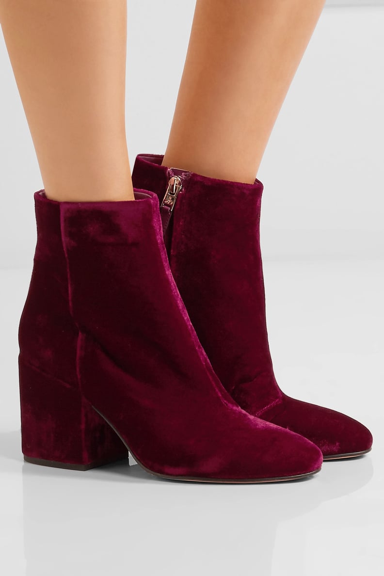 Sam Edelman Taye Velvet Ankle Boots