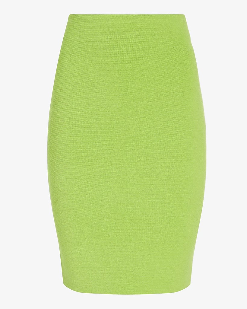 Express Body Contour Sweater Pencil Skirt
