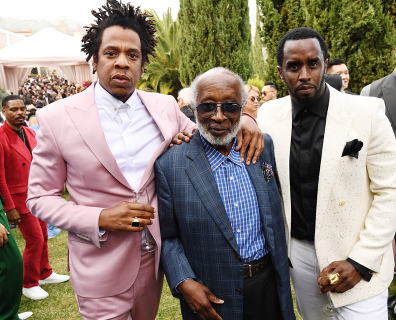 JAY-Z, Clarence Avant, and Diddy at the 2020 Roc Nation Brunch in LA