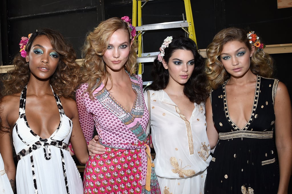Add Jourdann Dunn to the mix — and some serious faces.