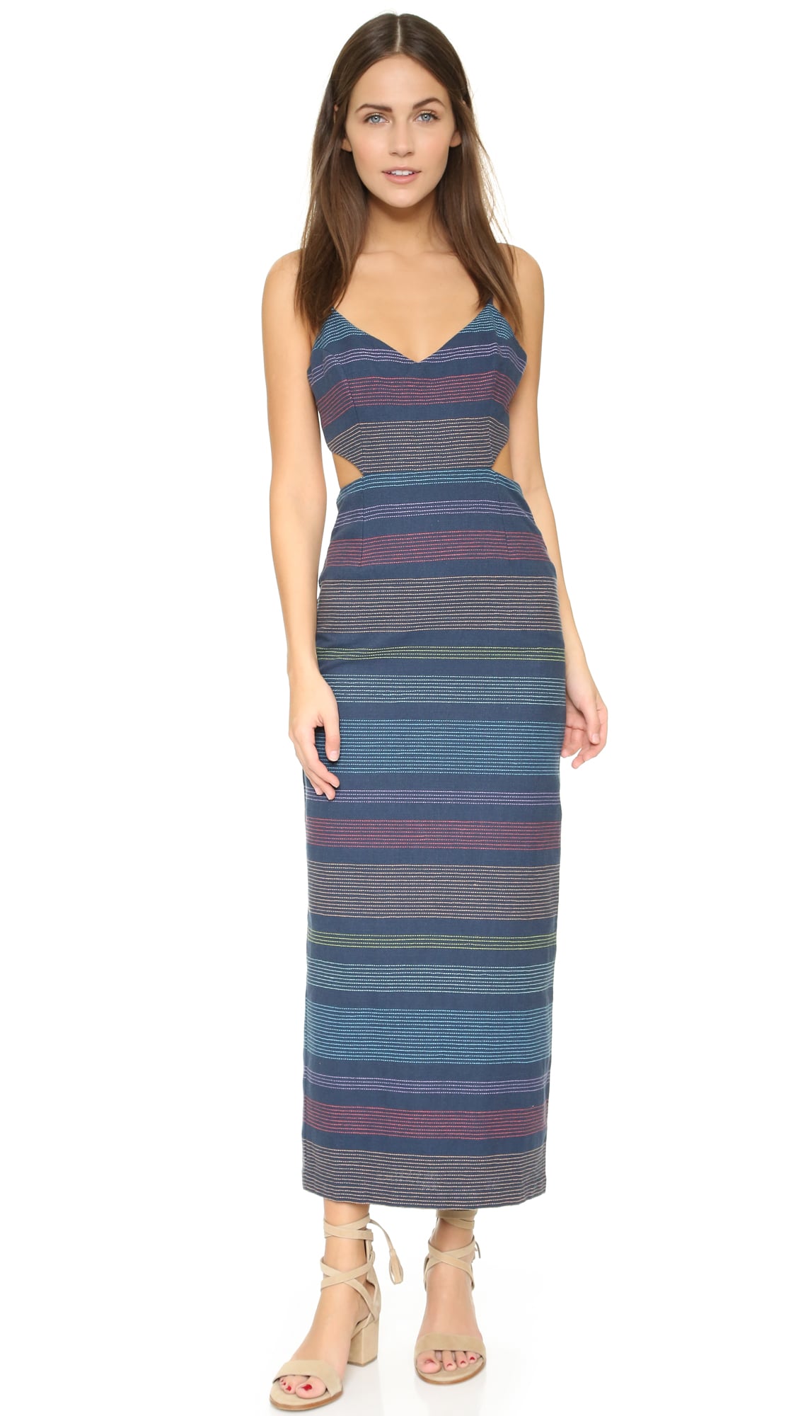 mara hoffman embroidered dress