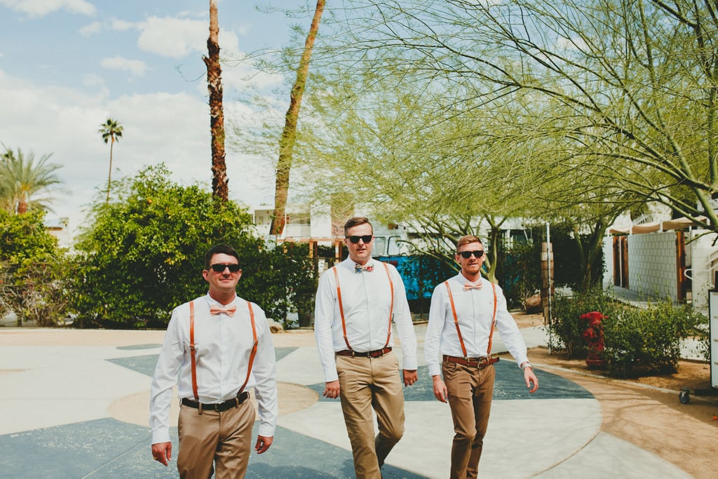 Trendy Palm Springs Wedding