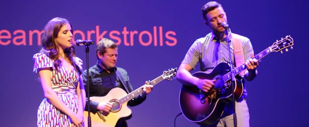 Anna Kendrick Justin Timberlake Sing "True Colors" at Cannes