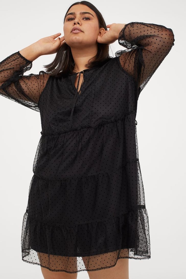 H&M+ Mesh Dress Best Dresses With Sleeves POPSUGAR Fashion Photo 16