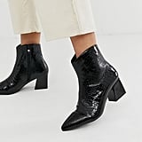 UO Kate Croc Ankle Boots | Best Black UO Kate Croc Ankle Boots | Best Black