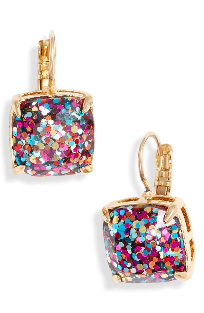 Kate Spade New York Small Square Lever-Back Earrings