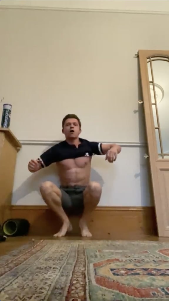 Celebrities Doing the Handstand Challenge | Pictures