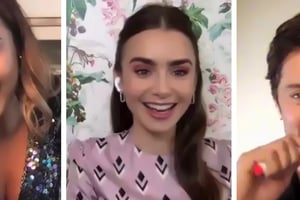 We Challenged Lily Collins, Lucas Bravo, and Ashley Park to a Game of Emily in Paris Pictionary