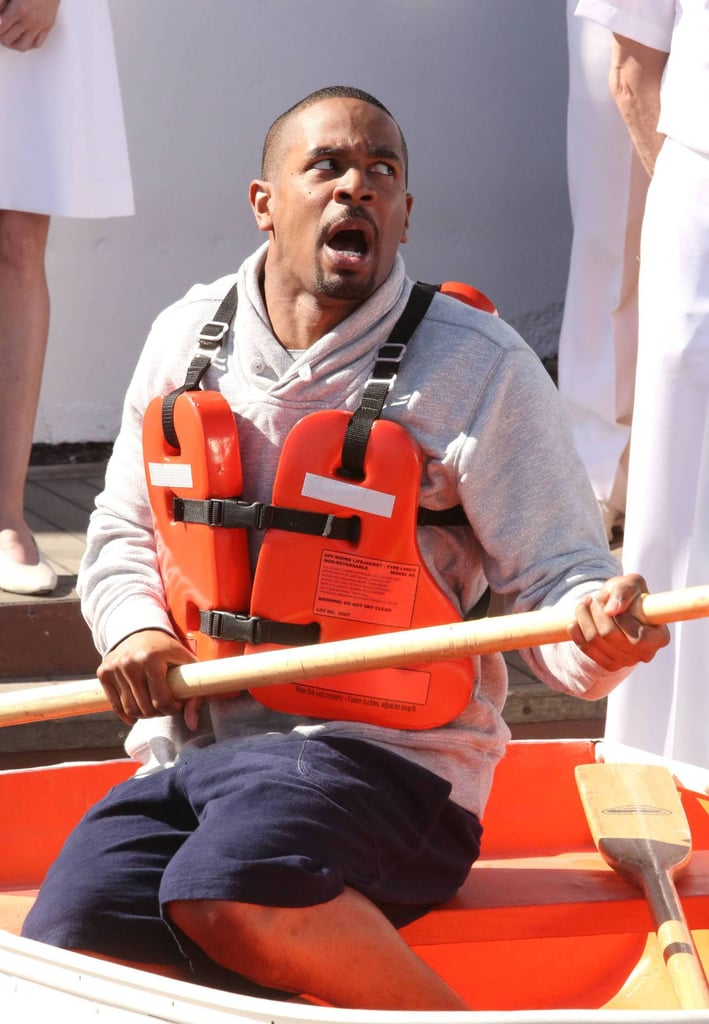 Coach (Damon Wayans Jr.) has to face his fear of boats.