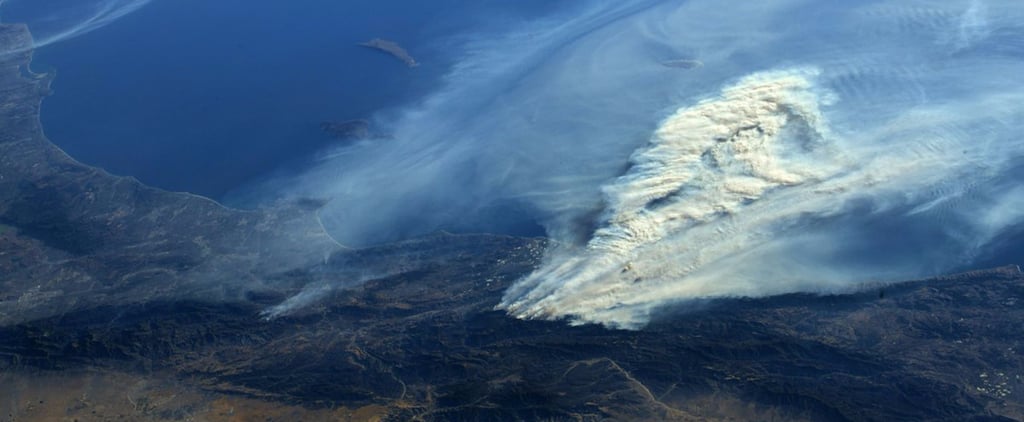 Pictures of the California Wildfires From Space Dec. 2017