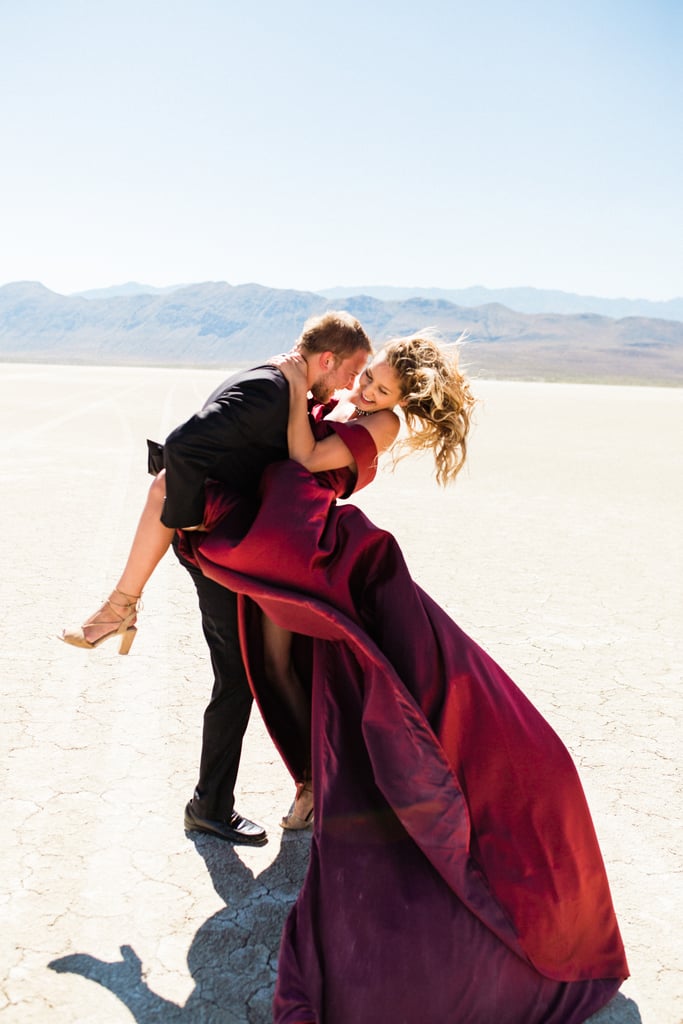 Sexy Desert Engagement Photo Shoot