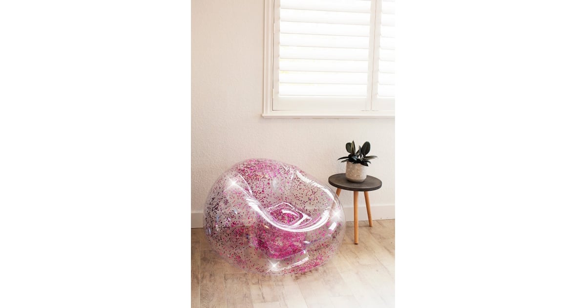Inflatable Glitter Chair in Pink | Inflatable Chairs at Target | POPSUGAR Home Photo 2