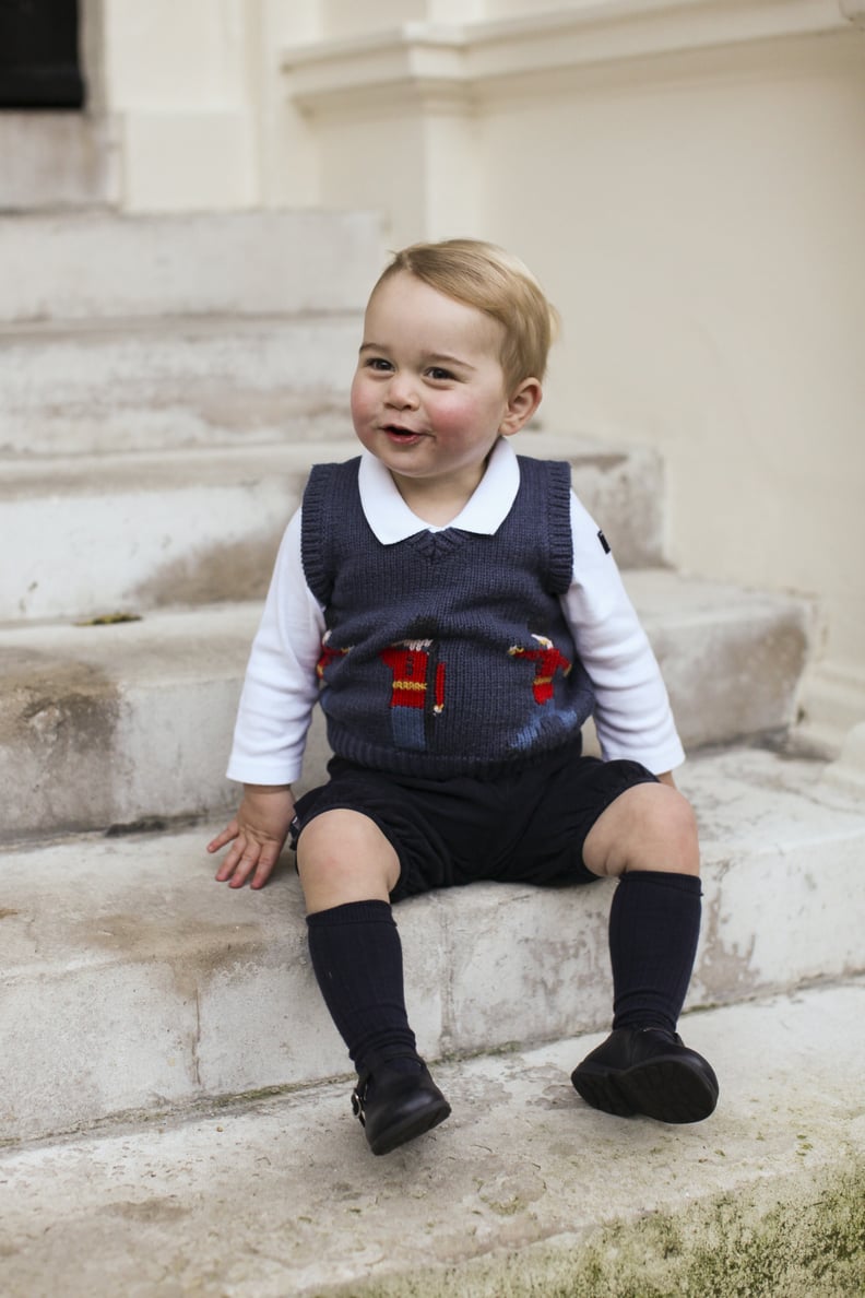 When Prince George Looked Like a Little Man In His Christmas Pictures