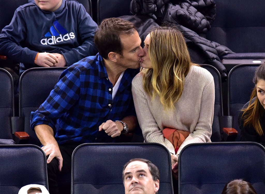 Will Arnett shared a smooch with Arielle Vandenberg at the NY Rangers game on Thursday.