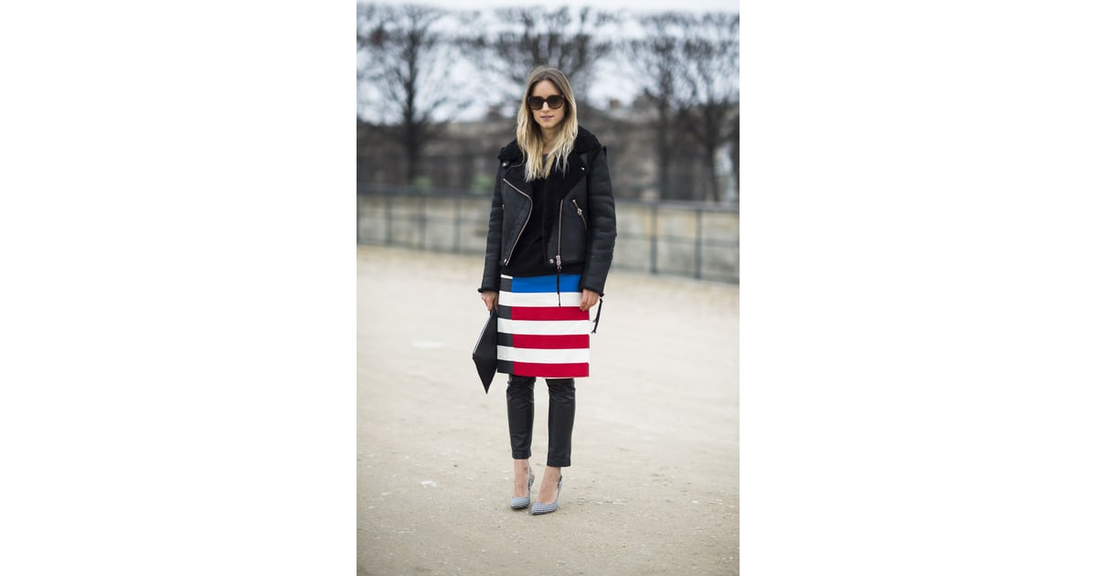 Try a Dress or Skirt Over Pants How to Change Up Your Style POPSUGAR Fashion Photo 8