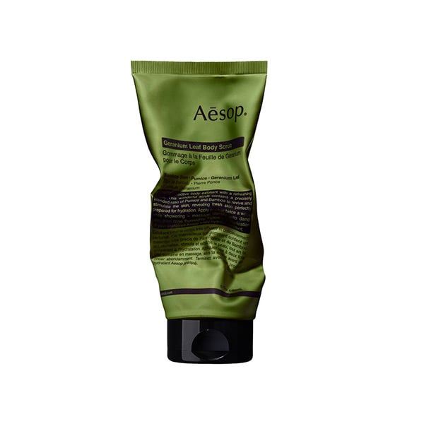 Aesop Geranium Leaf Body Scrub, $39 Aesop Geranium Leaf Body Scrub, $39