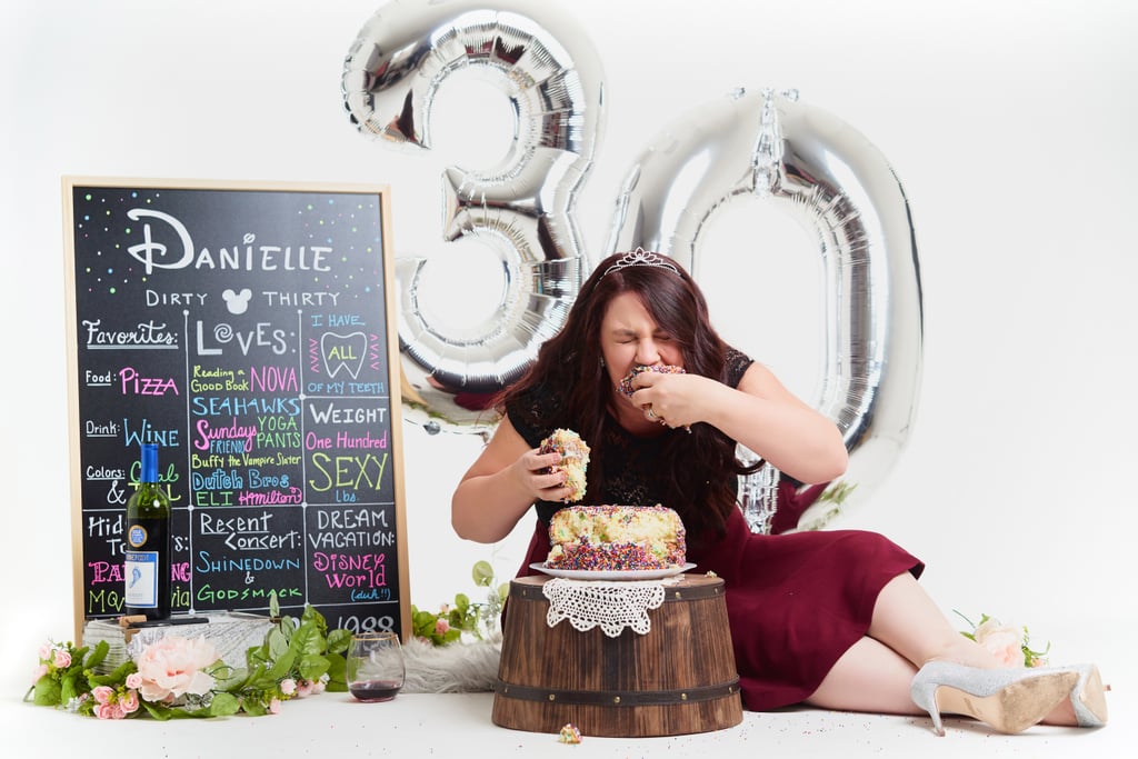 30th Birthday Cake Smash Photo Shoot