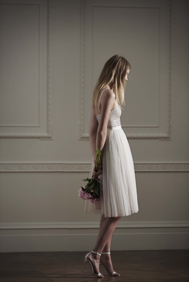 needle and thread bridesmaid dresses Celestia Ribbon Bodice Ankle Gown