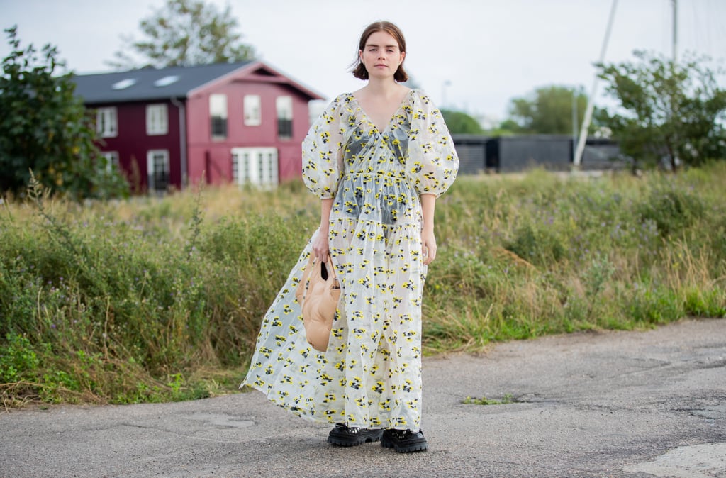 Street Style Trend: Puff-Sleeve Dress