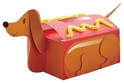 Hotdog Valentine's Day Mailbox Decorating Kit