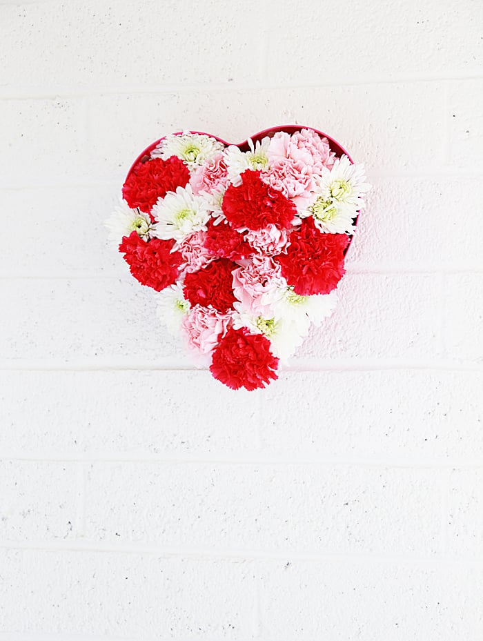 Floral-Heart Wall Installation