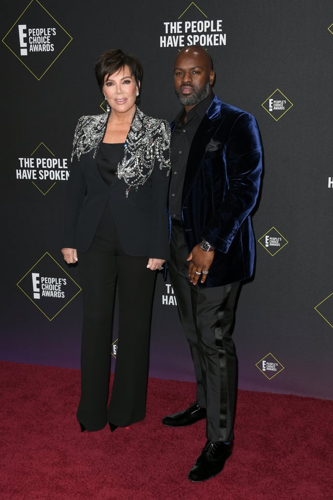 Kris Jenner and Corey Gamble at the 2019 People's Choice Awards