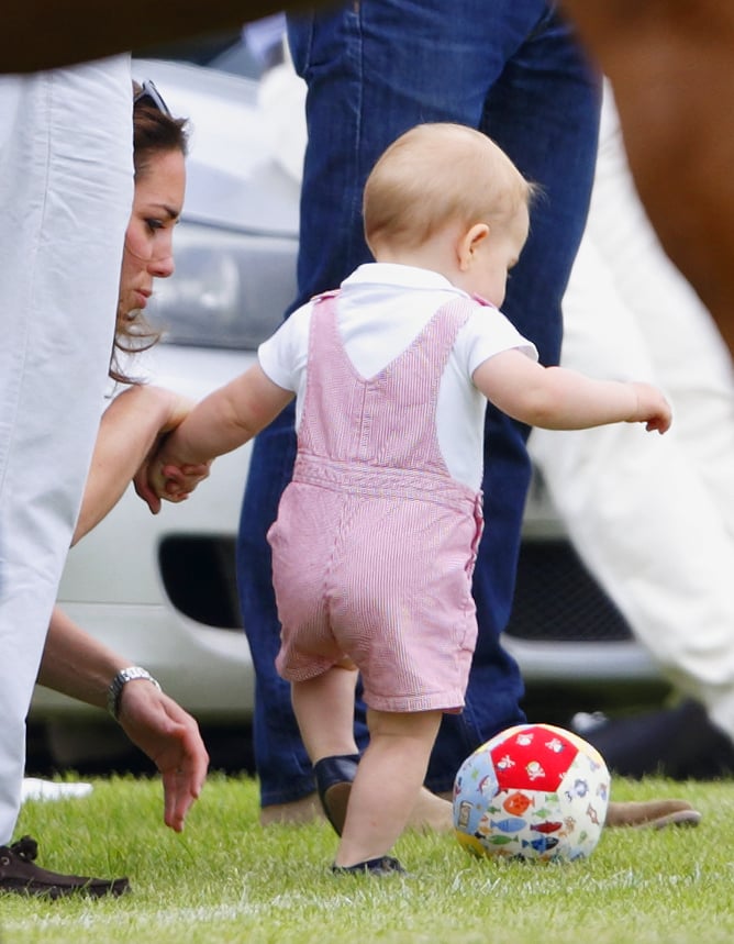 Prince George Playing Soccer