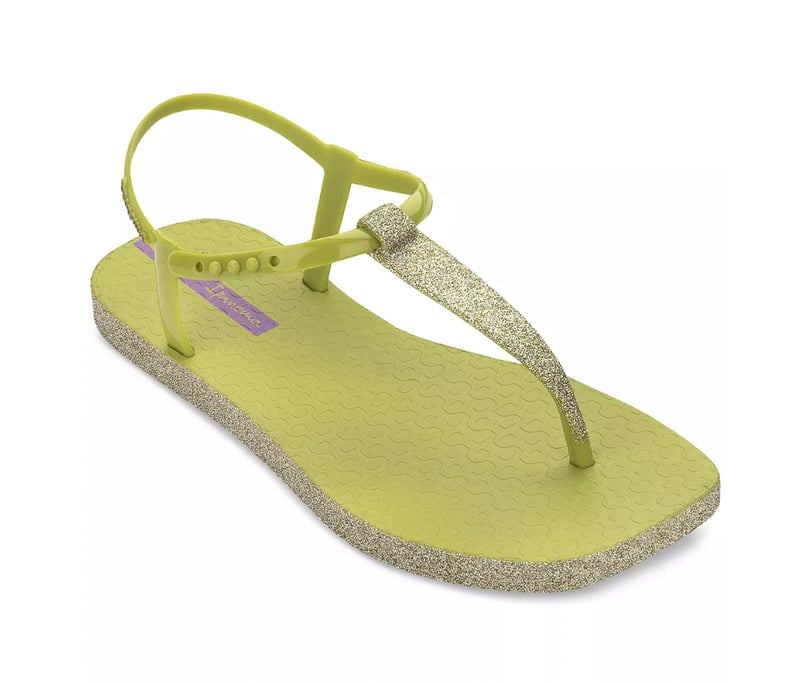 Ipanema x Shakira Class Edge Glow Slip-On Embellished T-Strap Thong Sandals