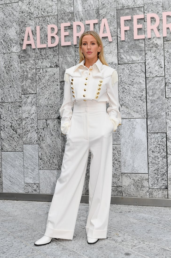 Ellie Goulding at the Alberta Ferretti Milan Fashion Week Show | The