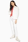 Topshop White Oversized Denim Jacket