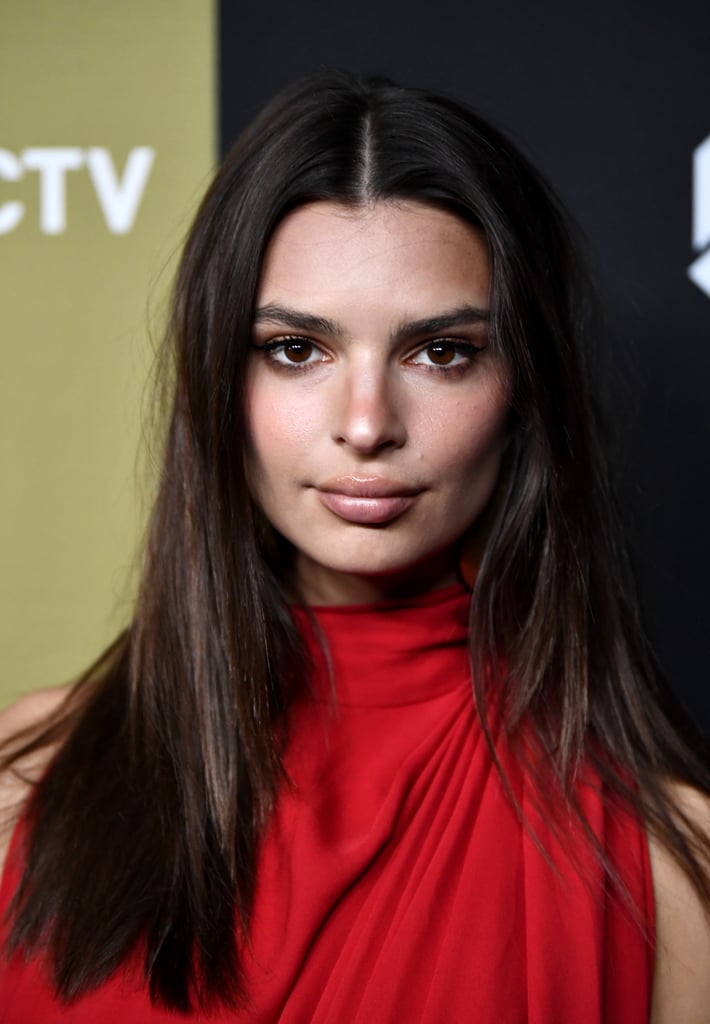 Emily Ratajkowski's Red Shirt February 2019
