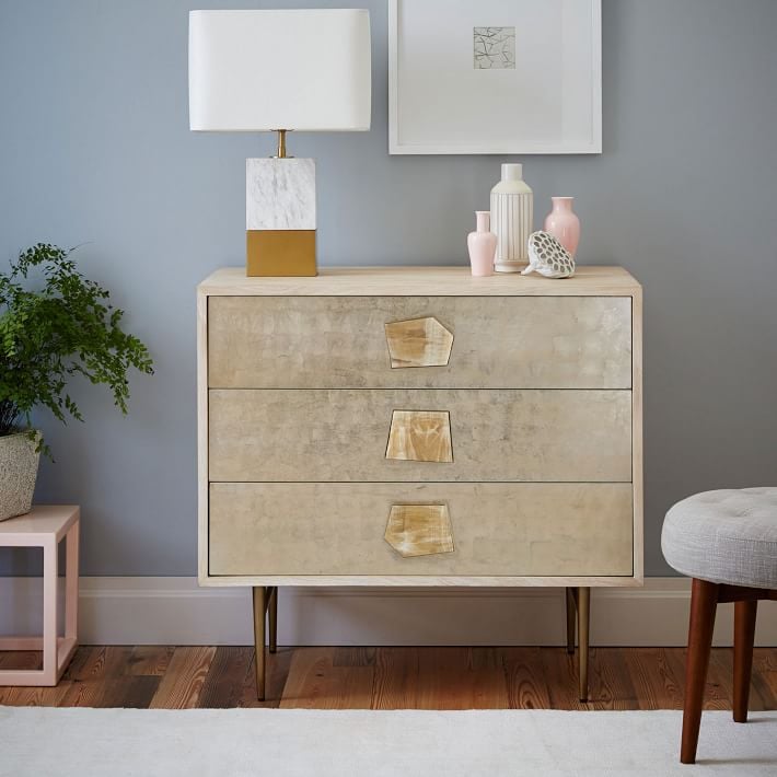 West Elm Roar & Rabbit Jeweled 3-Drawer Dresser