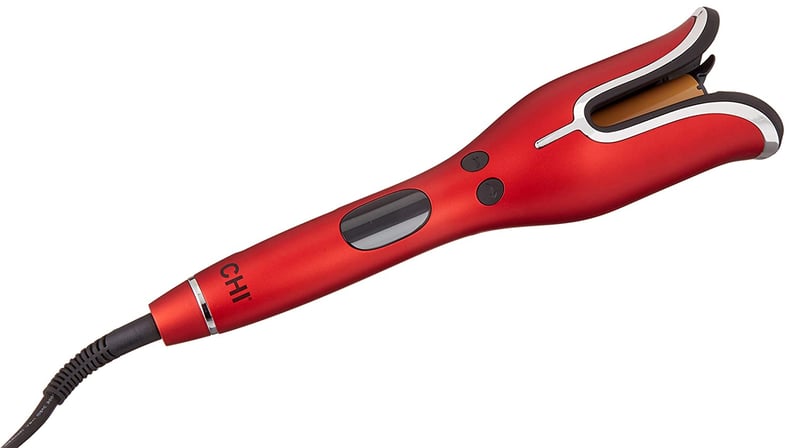 CHI Spin N Curl Ceramic Rotating Curler in Ruby Red