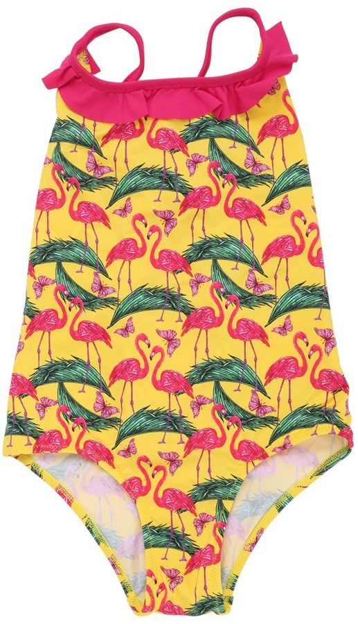 MC2 Saint Barth Flamingo-Print Lycra One-Piece Swimsuit
