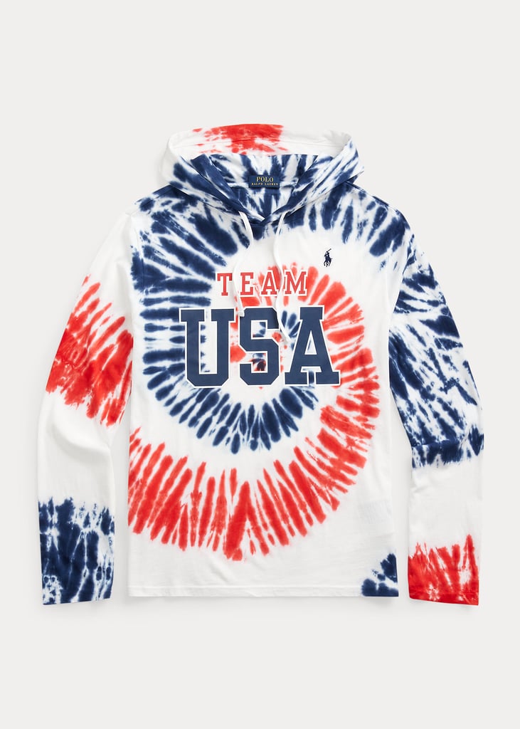 Ralph Lauren Team USA Tie-Dye Hooded T-Shirt