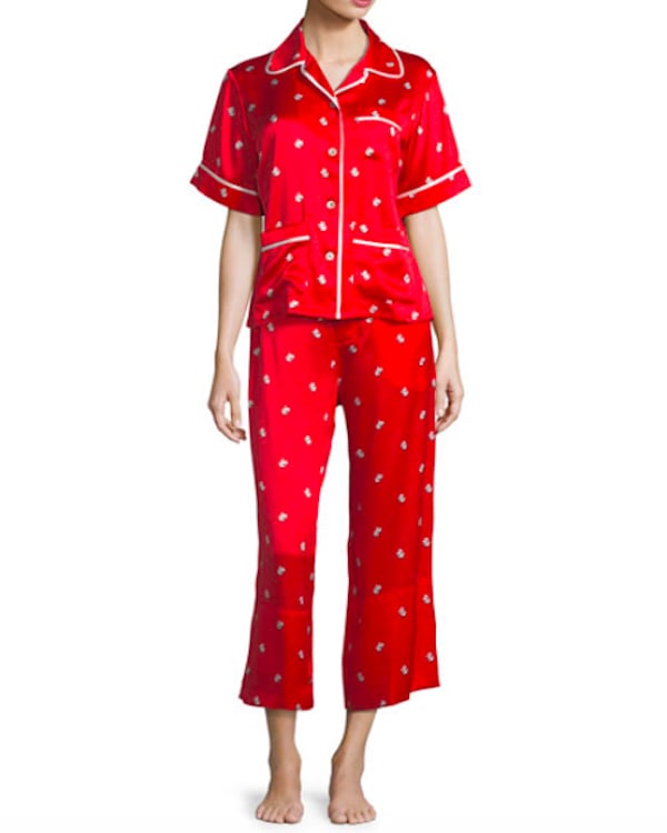 Olivia Von Halle Silk Pajama Set