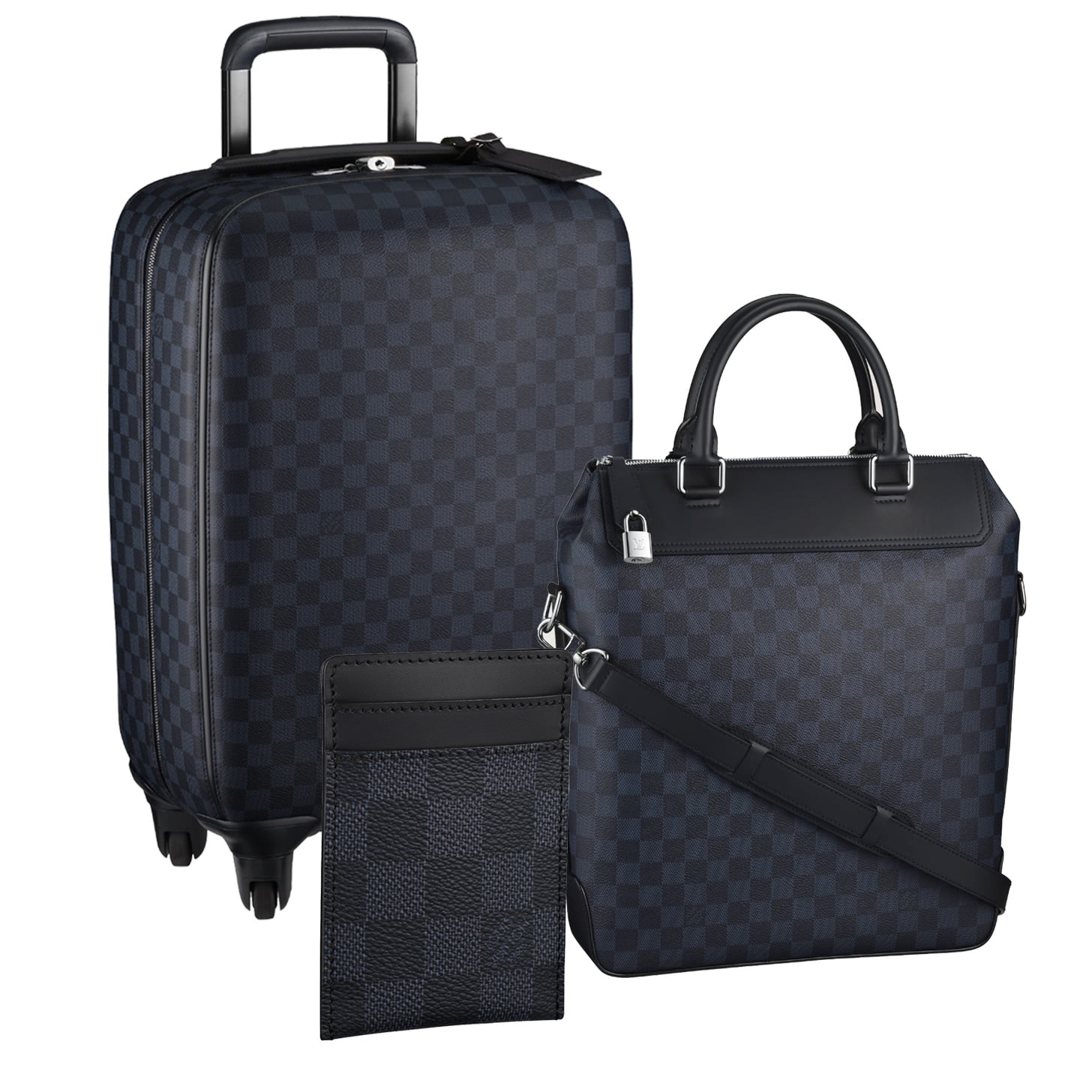 Louis Vuitton Navy Damier Cobalt Keepall Bandouliere 55 duffle bag