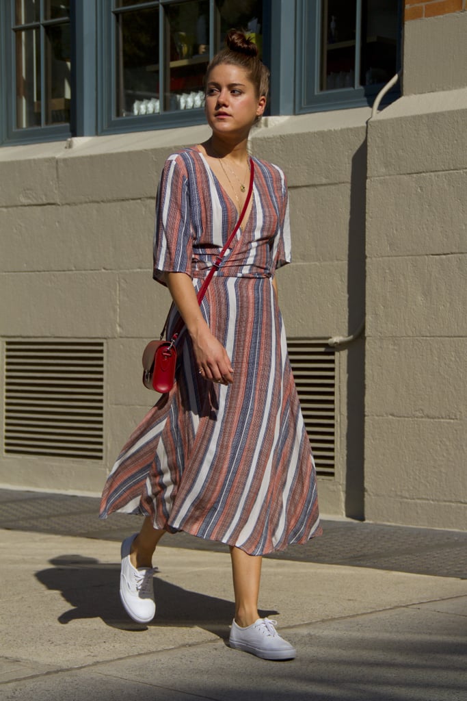 Summer Street Style: Dress With Sneakers