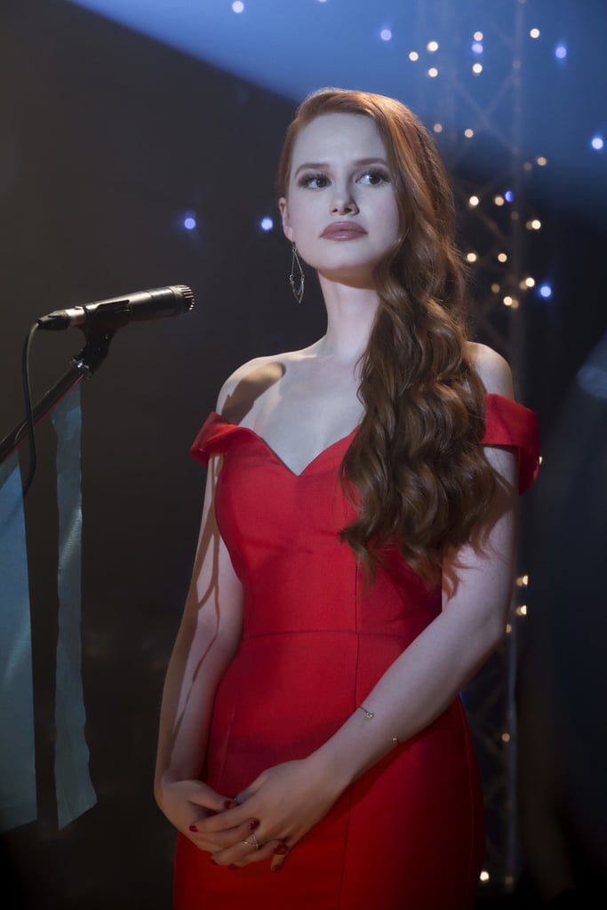 Madelaine Petsch's Red Nail Polish On Riverdale