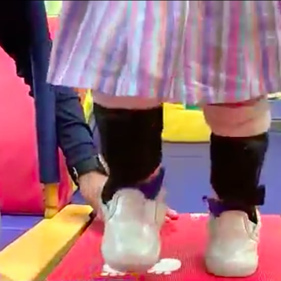 Girl With Spina Bifida Uses Baby Shark to Walk